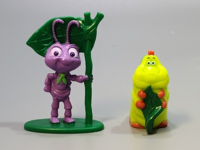 DOT & HEIMLICH - Disney Pixar Bug's Life 1998 General Mills Figurines x2