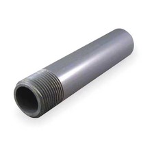 Zoro Select 1889-030 3" Mnpt X 3" Toe Pvc Pipe Nipple Sch 80, 1889-030