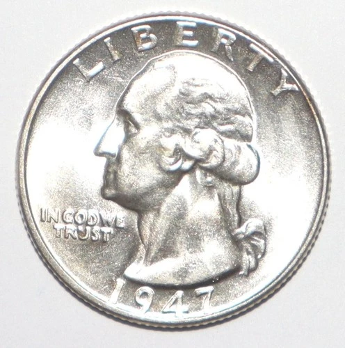 1947-P Washington Quarter — photo from the most recent tracked eBay sale