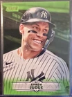 Aaron Judge 2025 Topps Stadium Club Lime Green Parallel Yankees
