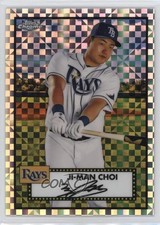2021 Topps Chrome Platinum Anniversary X-Fractor Ji-Man Choi #325 0hk3