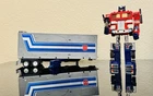 Vintage Transformers G1 Optimus Prime Early Vrsn Gray Roller/Missile 95% Complet