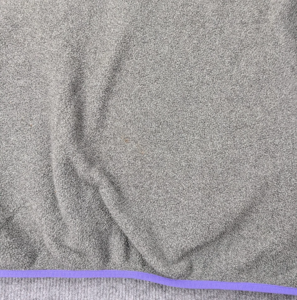 Patagonia Synchilla Fleece Pullover Women XL Gray Purple Snap T Warm Outdoor - Image 4 of 4