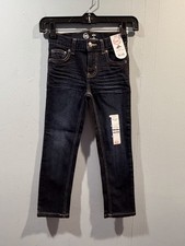 New Boys Wonder Nation Slim Jeans Size 6 Blue Stretch Adjustable Waist