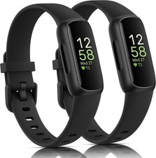 2 Pack Bands Compatible with Fitbit Inspire 3 for Women Men, Sport...
