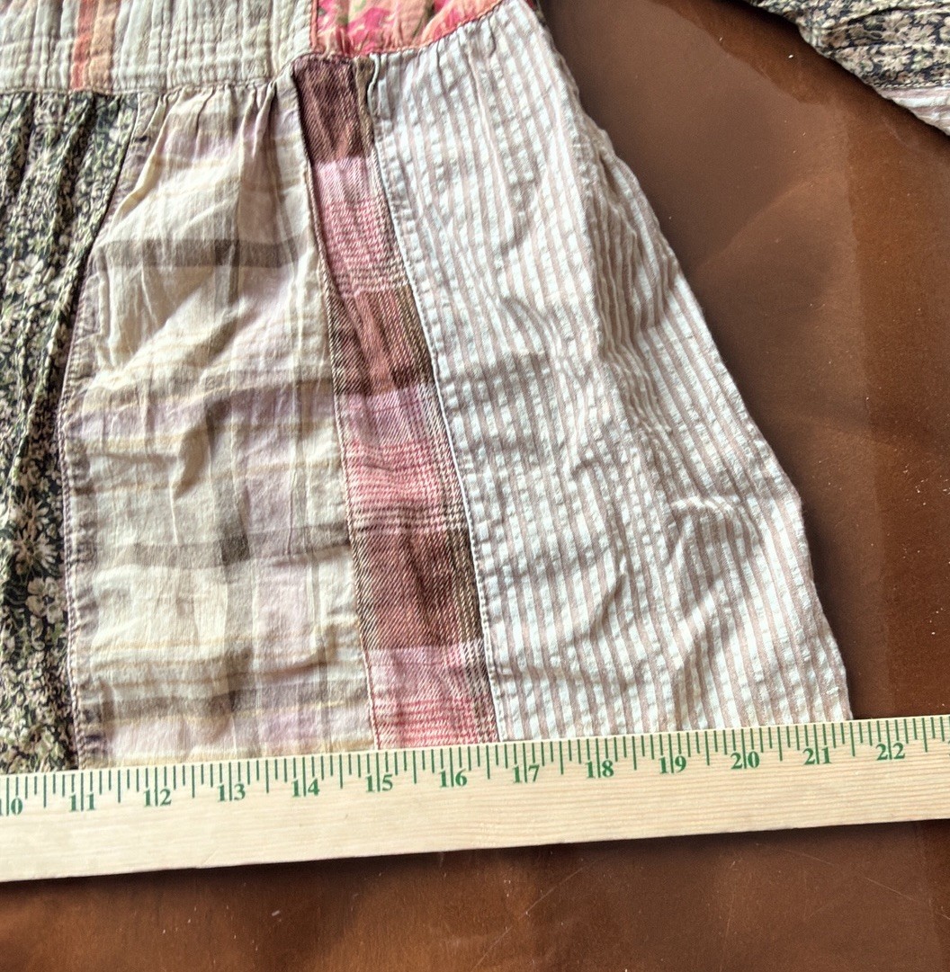 Young Thread Pull On  Denim Patchwork Pant Small … - image 11