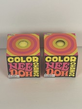 Schylling NEEDOH Color Changing Set Of 2 Yellow Stress Ball Squishy Sensory Toy