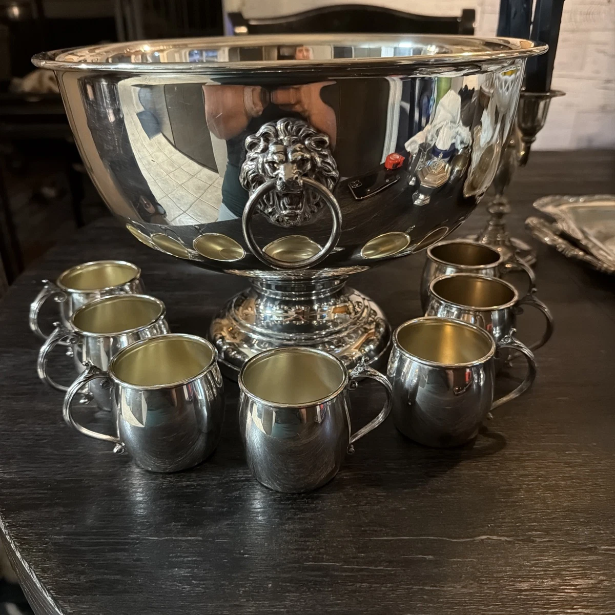 Lion Antique US Silver-Plated Bowls for sale | eBay
