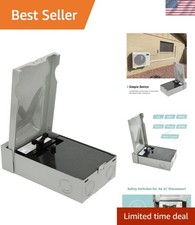 60A 240VAC Disconnect Switch, Pull Out Safety Switch for Easy A/C Access