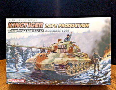 Dragon Models 6232 1/35 King Tiger Late Production. New Track Ardennes 1944