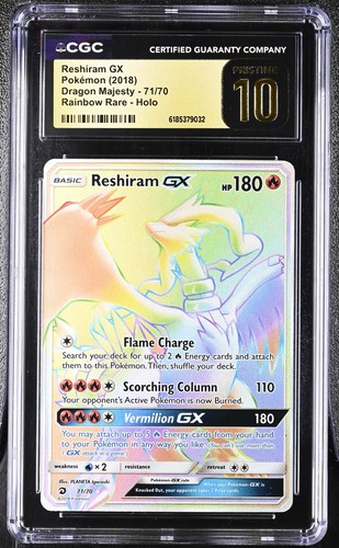 Reshiram-GX graded CGC 10 for sale on eBay