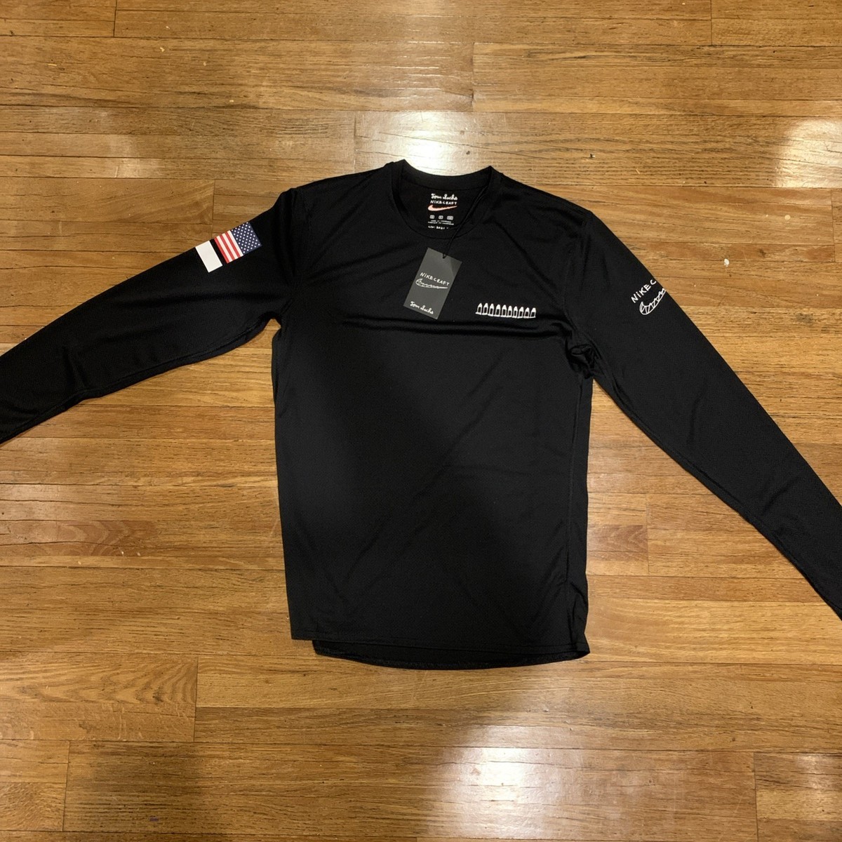 TOM SACHS NIKECRAFT I.S.R.U. UNIVERSAL ATHLETIC LONG SLEEVE SHIRT