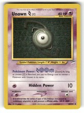 Unown [Z] 60/105 Uncommon Neo Destiny Pokemon Unlimited LP CR CG gangs