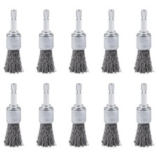 WUBOECE 10PCS Wire Brush for Drill, High Carbon Steel Drill Wire...