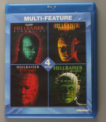 Hellraiser Series sequels IV V VI VIII 4 5 6 8 (Blu-ray, all regions, 2014)