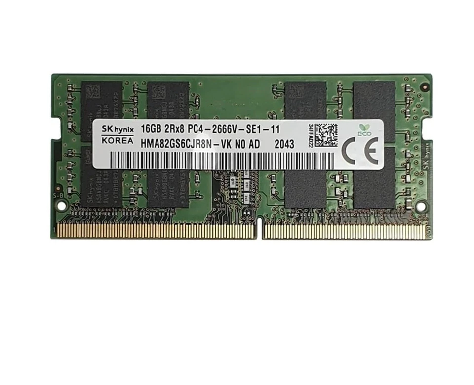 16GB Hynix SO-DIMM DDR4 2666MHZ PC4-21300 Ram Speicher HMA82GS6CJR8N-VK Notebook