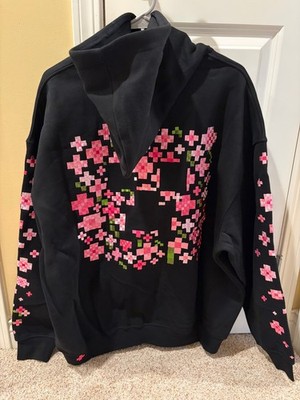 NEW Minecraft X Very Cool Shirtz Blossom Creeper Hoodie LARGE | eBay