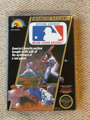 Major League Baseball MLB 1987 Nintendo NES Game - CIB