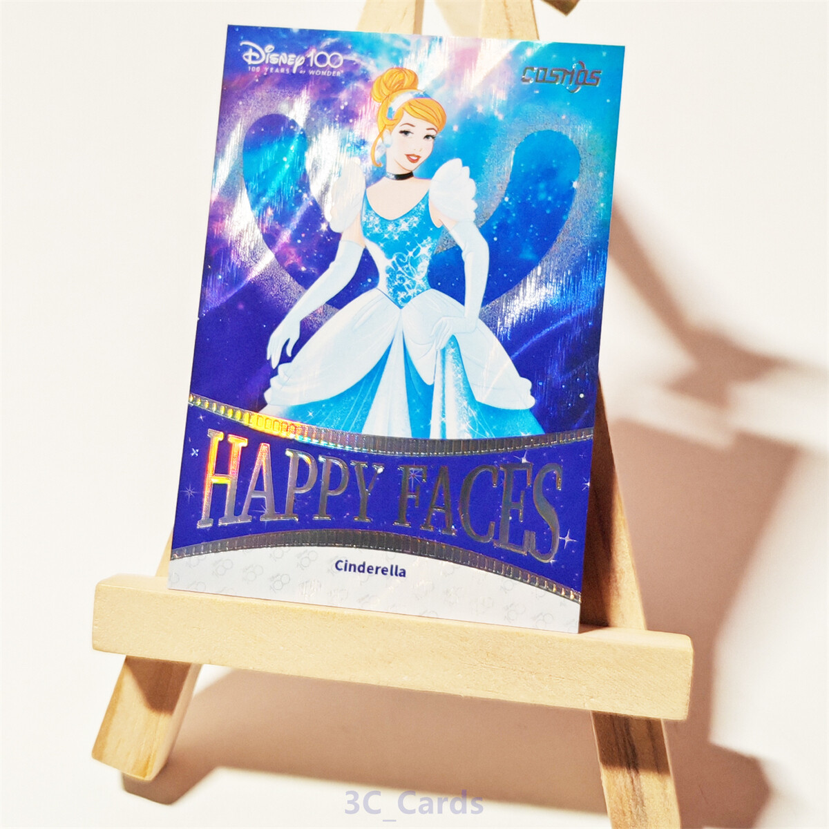 2023 Kakawow Cosmos Disney 100 Happy Face card Cinderella