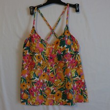 Anne Cole Limited Edition Ladies Swim Triangle Tankini Top Size S Floral