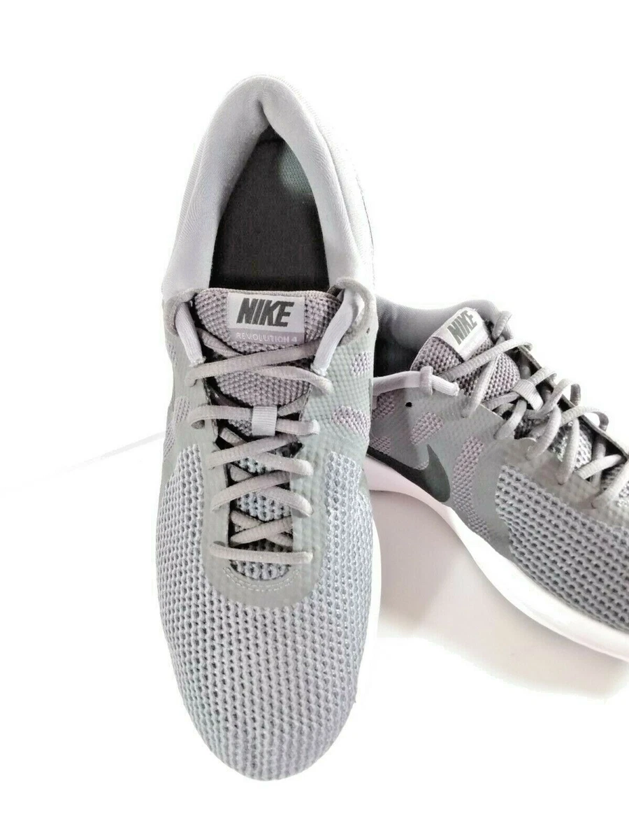 Nike men's revolution 4 dark grey running shoes Clearance