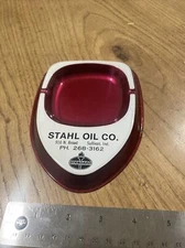 Stahl Oil Co. Advertising Ashtray Standard Oil Sullivan IN Great Shape