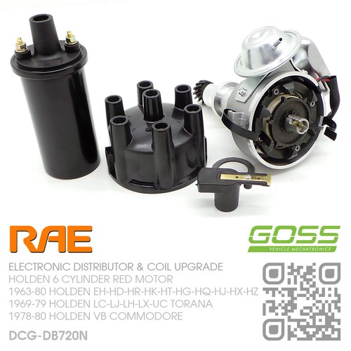 ELECTRONIC DISTRIBUTOR/COIL 6CYL 161186202 RED [HOLDEN LCLJLHLX