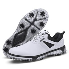 Men's Professional Lightweight Golfer Shoes Comfortable Non-Slip Sneakers