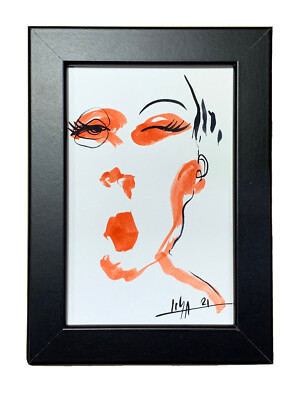 PAINTING WATERCOLOR ON CANSON PAPER (FRAME INCLUDED)4x6 CUBAN ART by LISA.