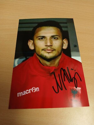 Signed Photo Naser Aliji Albania NEW (2)