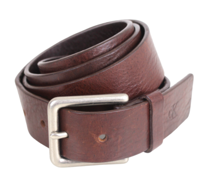Calvin Klein BROWN GENUINE LEATHER 3/8