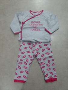 2 Piece Pajamas Fleece Grey Red 12 Months Absorba Ebay