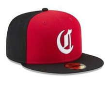 CINCINNATI REDS VINTAGE C LOGO NEW ERA HAT 59FIFTY MLB FITTED BASEBALL CAP H14