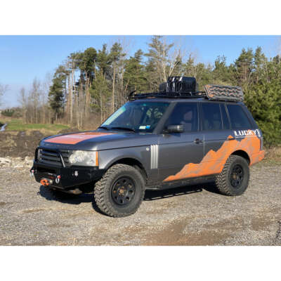 Lucky 8 L322CFE Steel Winch Bumper for Range Rover L322 2003–2012