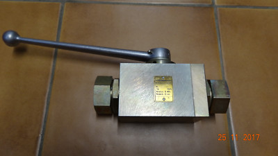 Hydraulik Kugelhahn 2-Wege Absperrventil+Verschraubungen NW 32-Hersteller ORSTA