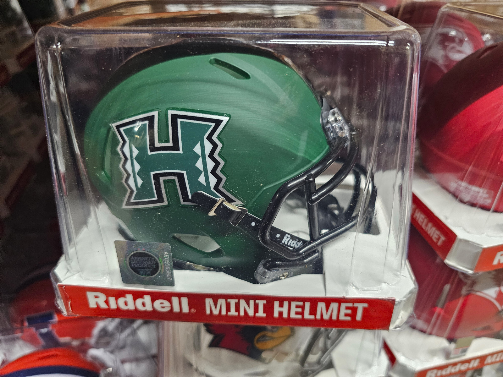 HAWAII RAINBOW WARRIORS THROWBACK NCAA Mini Speed Football H