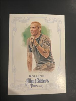 #ad #ad 2013 Topps Allen amp; Ginter #348 Henry Rollins Performer Singer Musician SP $1.00