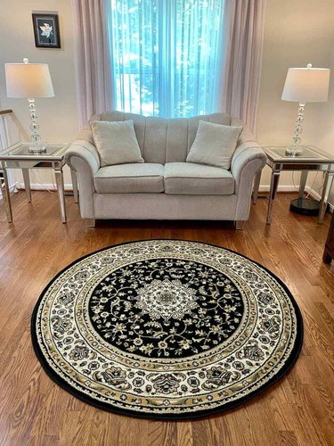Traditional Oriental Medallion 8x11, 5x8, 4x5 Area Rug, 2x8 Runners, Doormat 2x3 - Picture 4 of 25