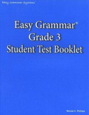 Easy Grammar 3 Test Book - Paperback - GOOD