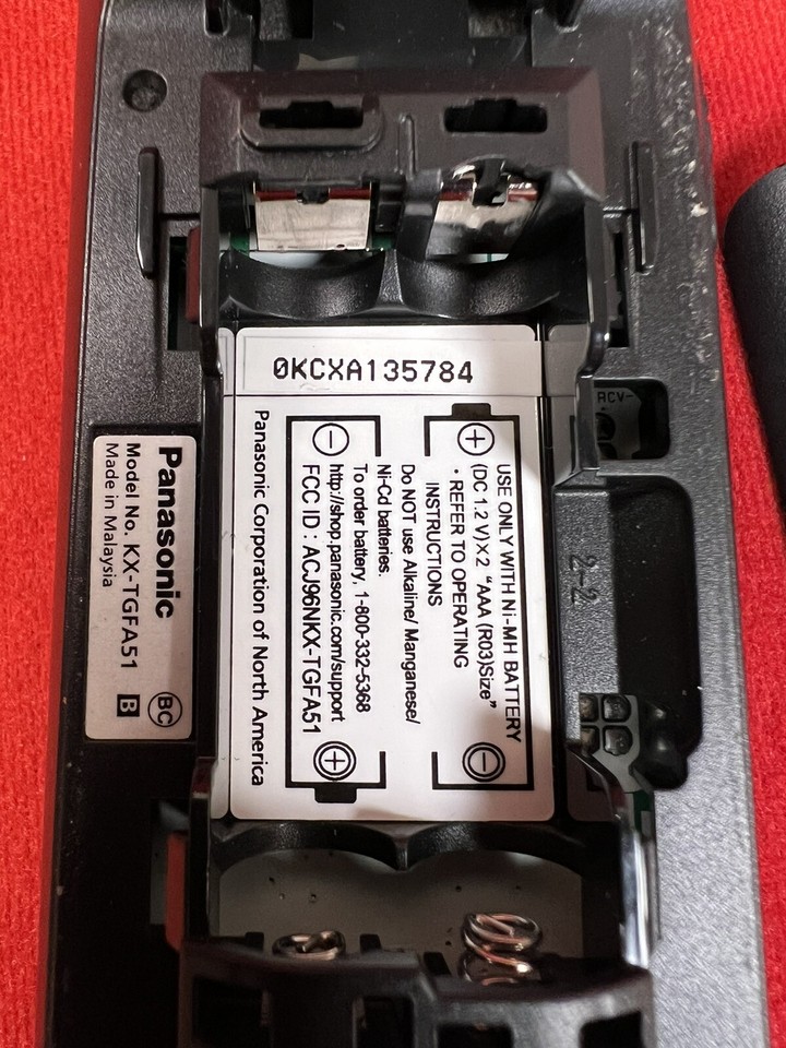 Panasonic KX-TGFA51 B Replacement Handset For Cordless Phone - Foto 8