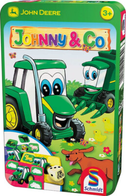 John Deere - Johnny & Co. Metallbox Quartettspiel ab 3 Jahre für 2-4 Spieler