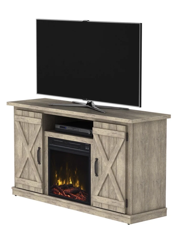 Soporte de TV con chimenea Foto 3 de 3