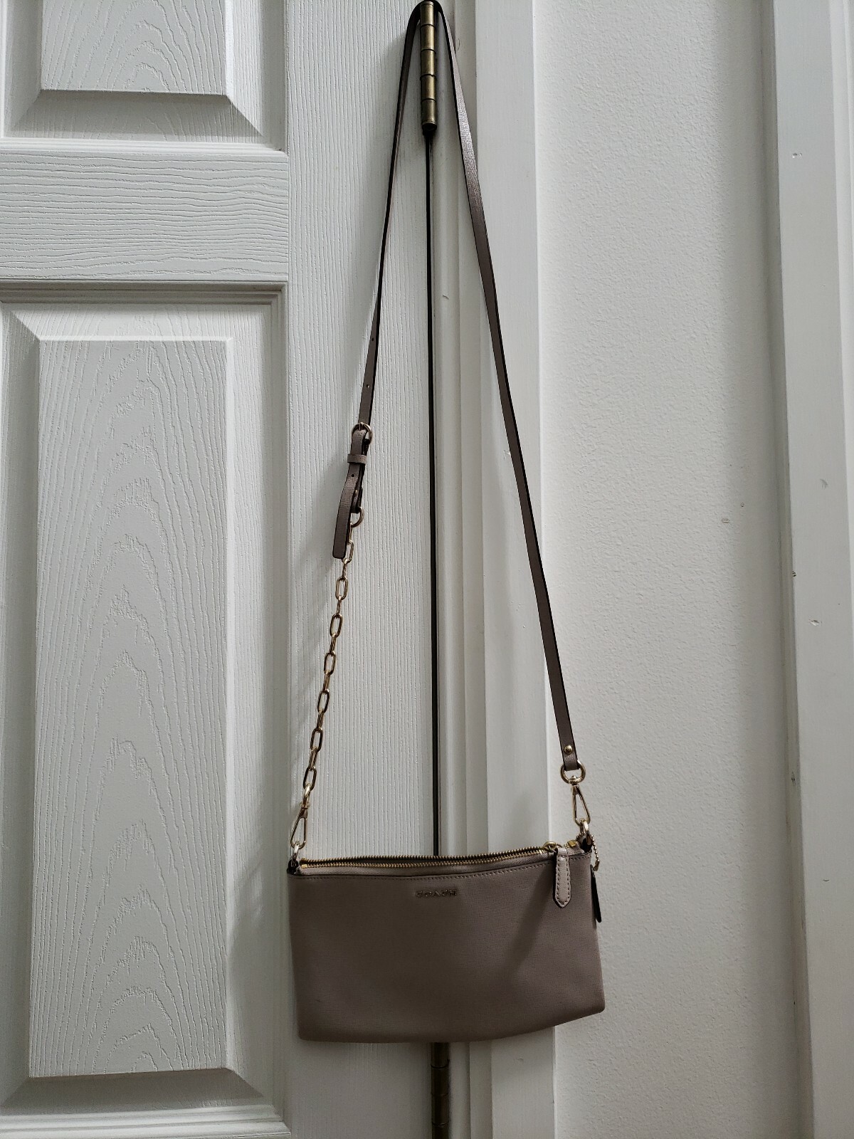 Coach Tan small crossbody wallet Gem