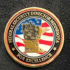 Federal Security Director Minnesota MSP Challenge Coin