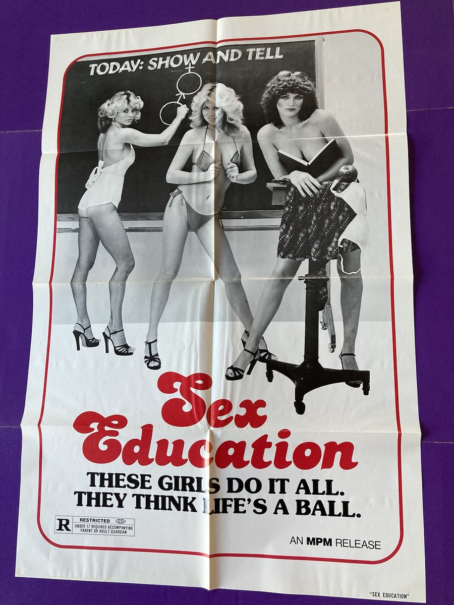 SEX EDUCATION ORIGINAL ONE SHEET MOVIE POSTER INGRID STEEGER | eBay