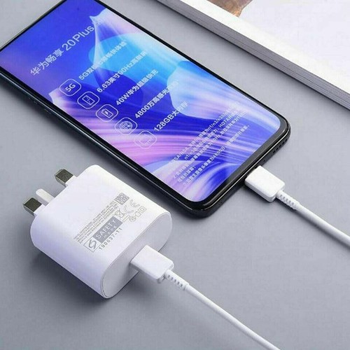 Super Fast 25W Type C Charger Plug/Cable For Samsung Galaxy S8,S9,S8Plus,S9 Plus - Picture 7 of 21