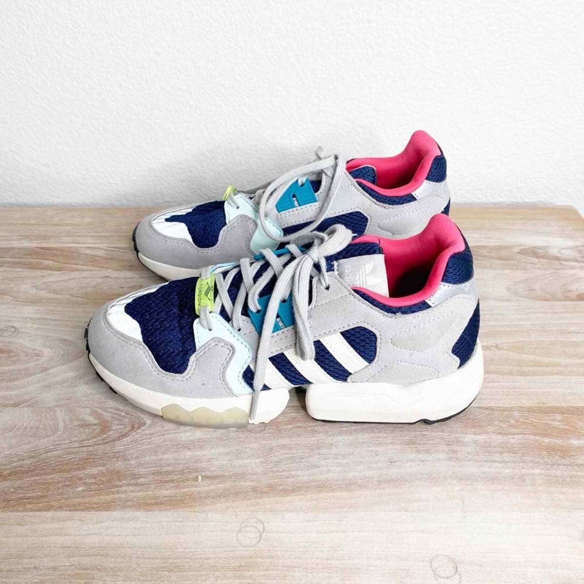 Adidas ZX Torsion multicolored sneakers size 7 womens | eBay