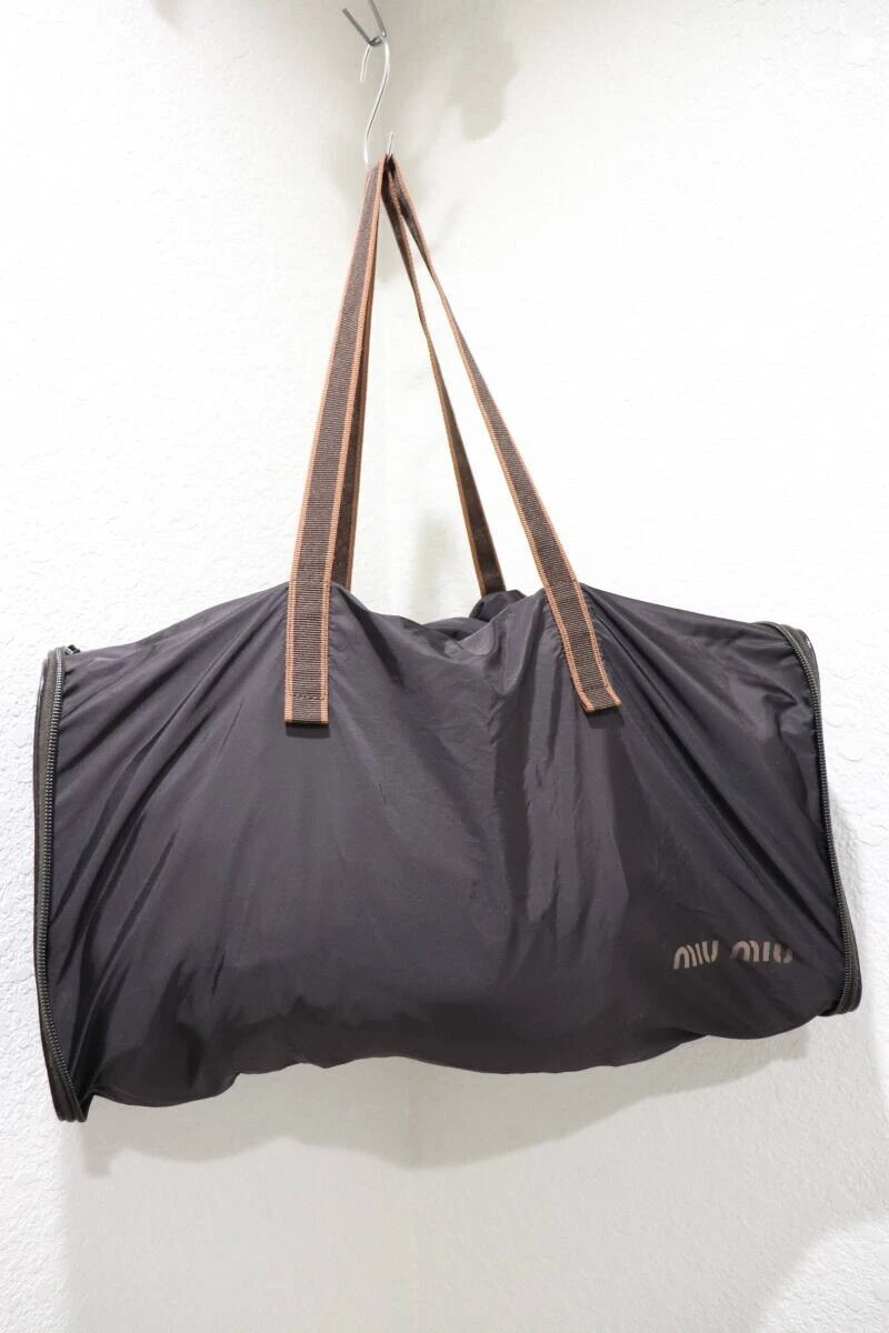 90s miumiu archive leather shoulder bag