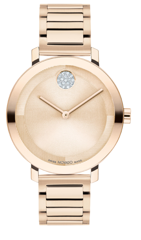 Movado BOLD Evolution 2.0 Carnation Gold Museum Women display picture 2