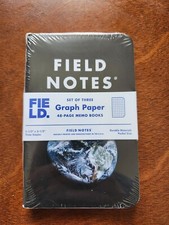 Field Notes, Field Museum Earth, 3 pack Grid,...